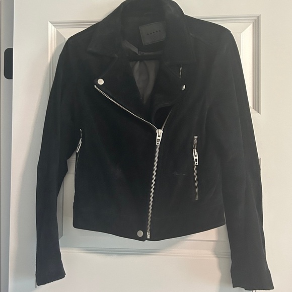 Blank NYC Black Suede moto Jacket - Picture 3 of 7